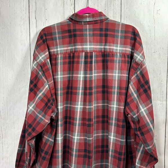 Eddie Bauer Mens Plaid Cotton Long Sleeve Button Down Casual Shirt Size XXL - Picture 14 of 16